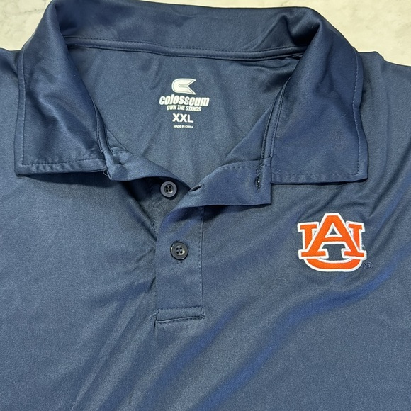Colosseum Navy Auburn Polo Size XXL - Picture 3 of 3